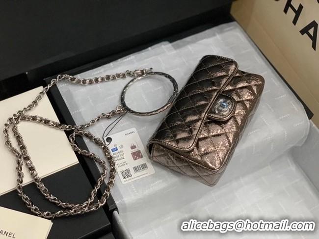 Top Quality Chanel Flap Original Lambskin Leather Shoulder Bag AS1665 Light Gold