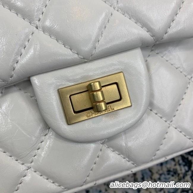 Fashion Discount Chanel Small 2.55 Flap Bag AS1961 white