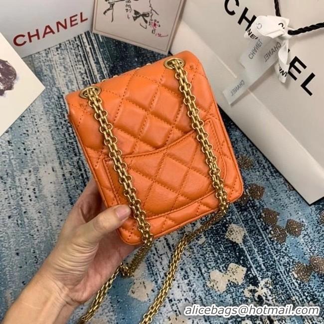 Perfect Cheapest Chanel Small 2.55 Flap Bag AS1961 orange