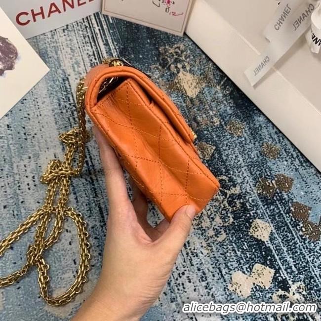 Perfect Cheapest Chanel Small 2.55 Flap Bag AS1961 orange