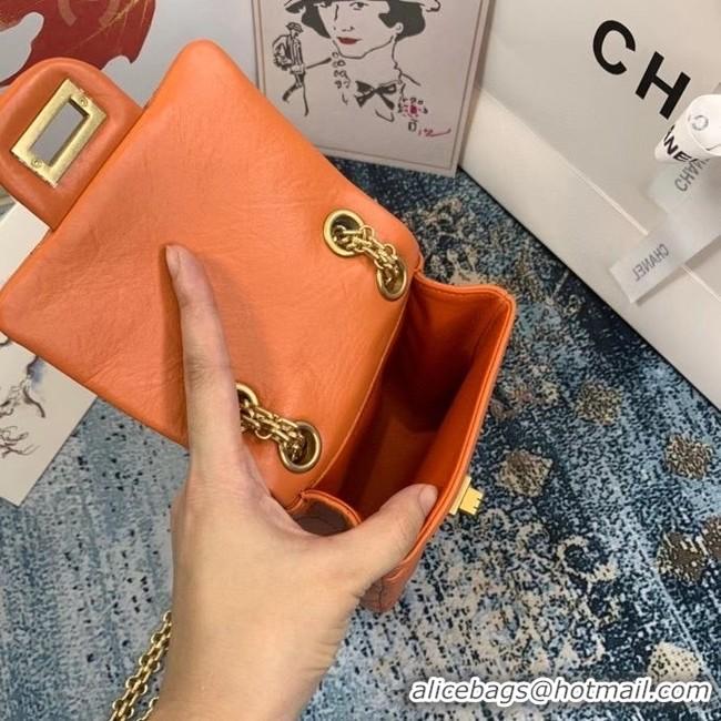 Perfect Cheapest Chanel Small 2.55 Flap Bag AS1961 orange