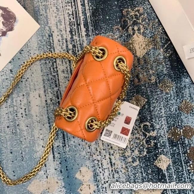 Perfect Cheapest Chanel Small 2.55 Flap Bag AS1961 orange