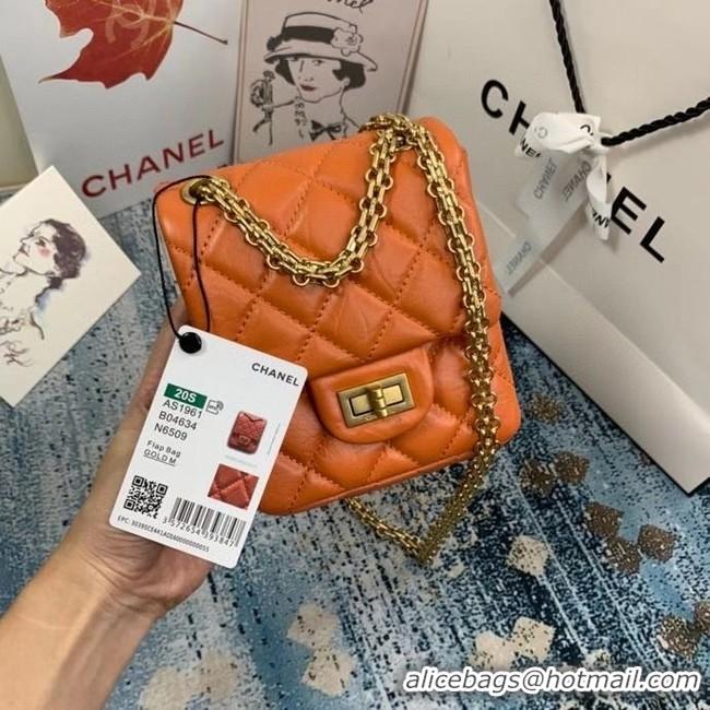 Perfect Cheapest Chanel Small 2.55 Flap Bag AS1961 orange