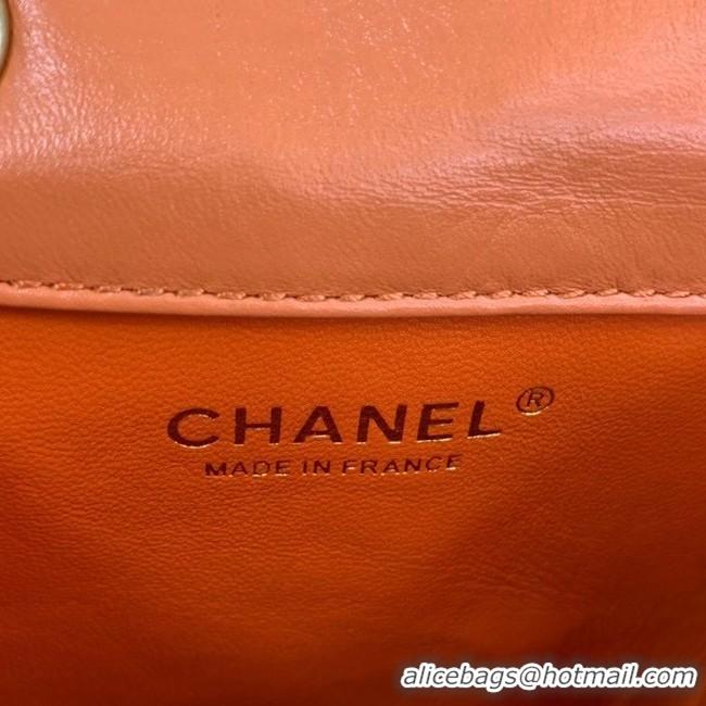 Perfect Cheapest Chanel Small 2.55 Flap Bag AS1961 orange