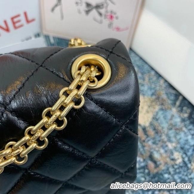 Buy Cheapest Chanel Small 2.55 Flap Bag AS1961 black