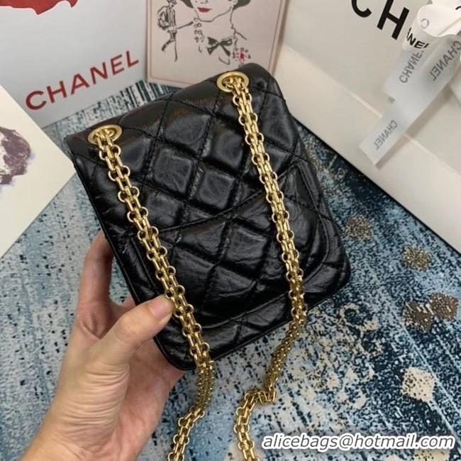 Buy Cheapest Chanel Small 2.55 Flap Bag AS1961 black