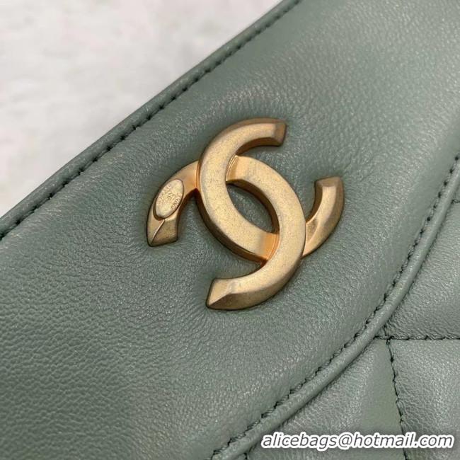 Pretty Style Chanel Original Lather Bag AS2784 green