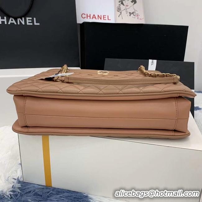 Well Crafted Chanel Original Lather Bag AS2784 apricot