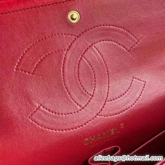 Popular Style Chanel 2.55 Calfskin Flap Bag A37586 red