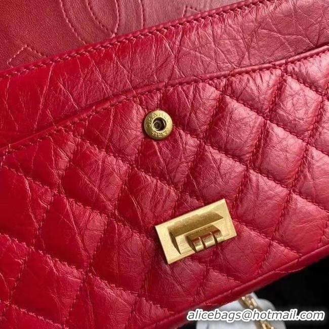 Popular Style Chanel 2.55 Calfskin Flap Bag A37586 red