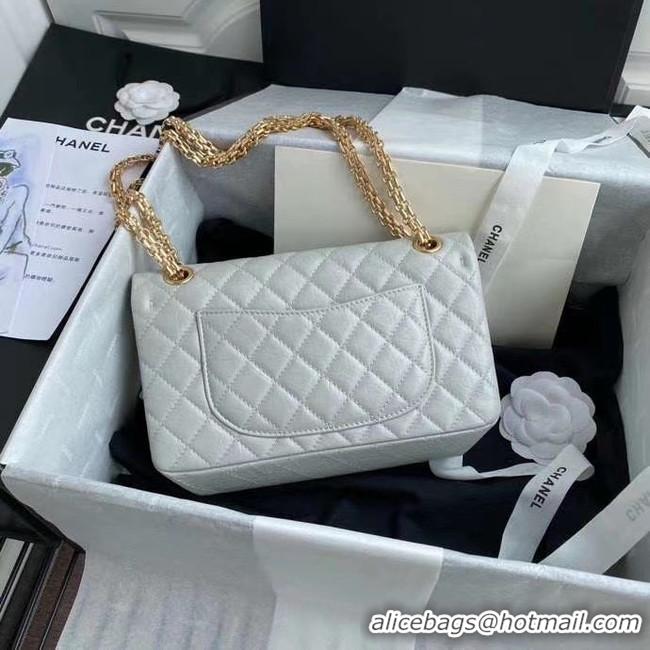 Promotional Chanel 2.55 Calfskin Flap Bag A37586 light grey