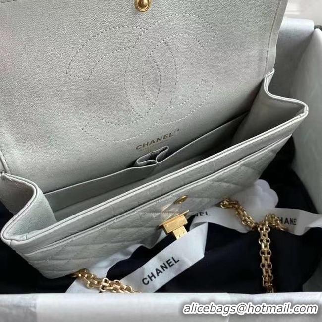 Promotional Chanel 2.55 Calfskin Flap Bag A37586 light grey