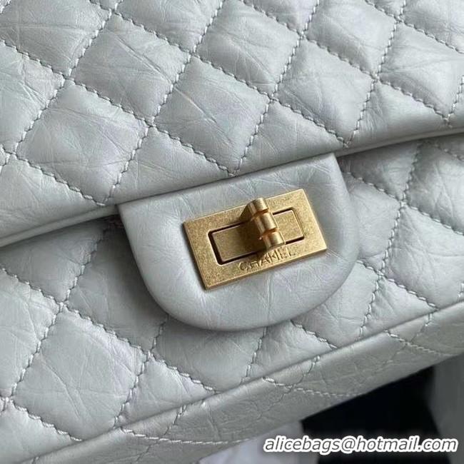 Promotional Chanel 2.55 Calfskin Flap Bag A37586 light grey