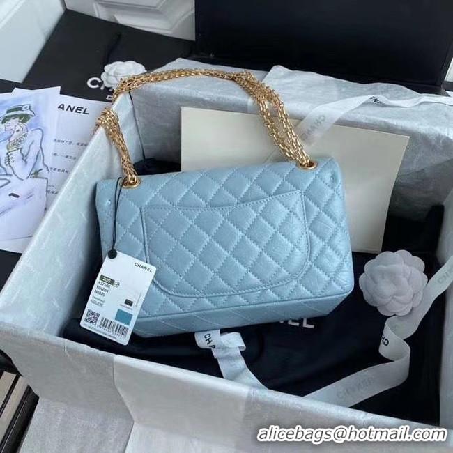 Trendy Design Chanel 2.55 Calfskin Flap Bag A37586 sky blue