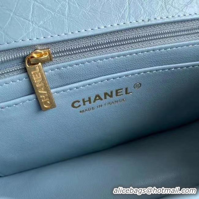 Trendy Design Chanel 2.55 Calfskin Flap Bag A37586 sky blue