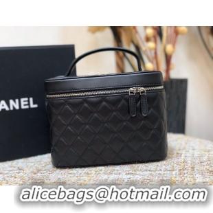 Promotional Chanel Original Lather Cosmetic Bag 5961 black