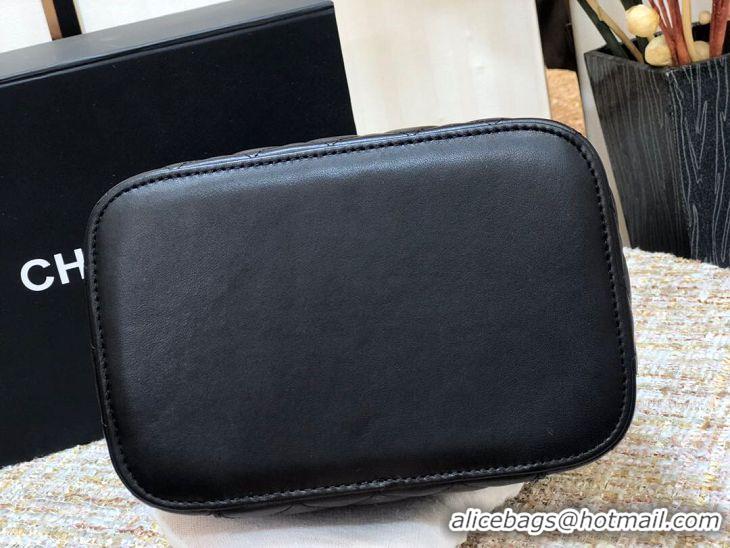 Promotional Chanel Original Lather Cosmetic Bag 5961 black