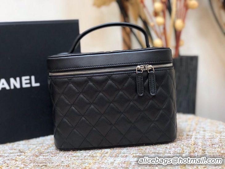 Promotional Chanel Original Lather Cosmetic Bag 5961 black