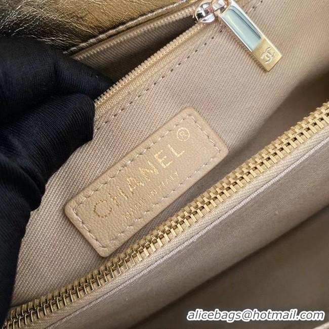 Grade Design Chanel Flap Bag with Top Handle A92991 gold