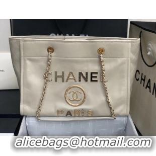 Discount Fashion Chanel shopping bag A67001 Ecru