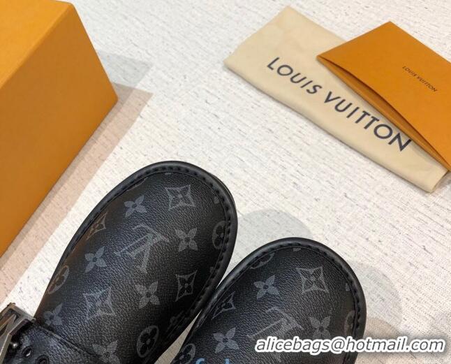 Classic Hot Louis Vuitton LV Cosy Monogram Canvas Mules Taupe 20931 Black