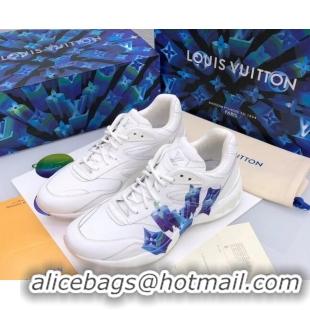 Shop Duplicate Louis Vuitton Men's LV Trail Sneakers in Logo Printed Silky Calfskin 01 2020