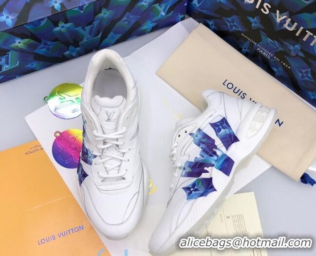 Shop Duplicate Louis Vuitton Men's LV Trail Sneakers in Logo Printed Silky Calfskin 01 2020