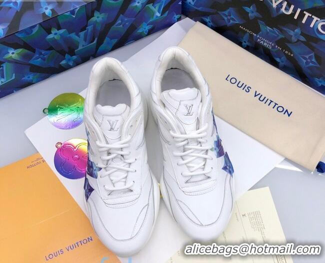 Shop Duplicate Louis Vuitton Men's LV Trail Sneakers in Logo Printed Silky Calfskin 01 2020