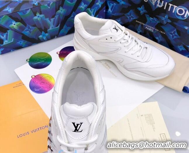 Best Price Louis Vuitton Men's LV Trail Sneakers in Logo Printed Silky Calfskin 92734 2020