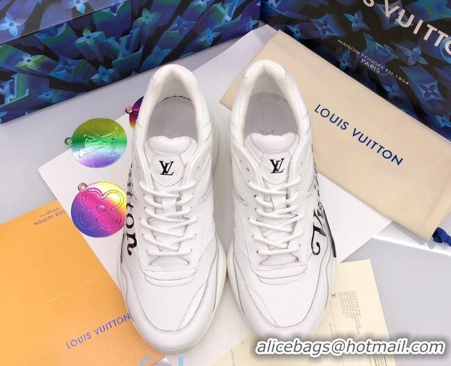 Best Price Louis Vuitton Men's LV Trail Sneakers in Logo Printed Silky Calfskin 92734 2020