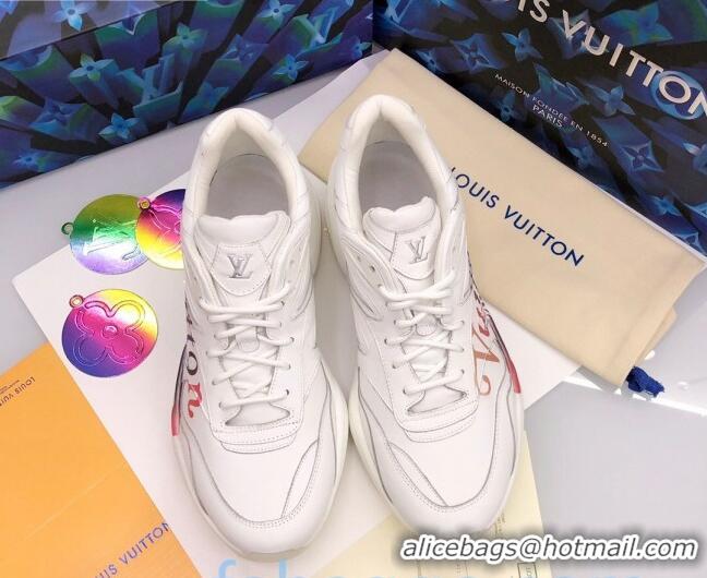 Best Quality Louis Vuitton Men's LV Trail Sneakers in Logo Printed Silky Calfskin 92735 2020