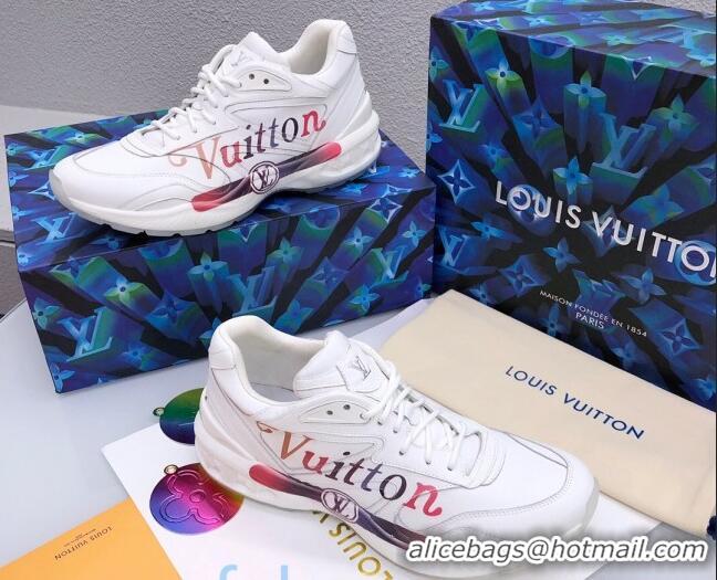 Best Quality Louis Vuitton Men's LV Trail Sneakers in Logo Printed Silky Calfskin 92735 2020