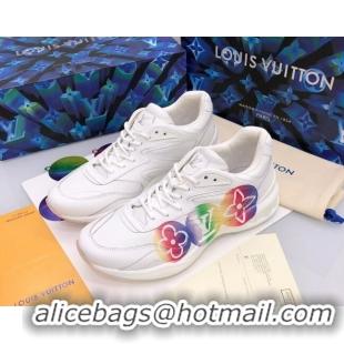 Super Quality Louis Vuitton Men's LV Trail Sneakers in Logo Printed Silky Calfskin 92736 2020