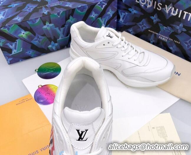 Low Cost Louis Vuitton Men's LV Trail Sneakers in Logo Printed Silky Calfskin 92738 2020