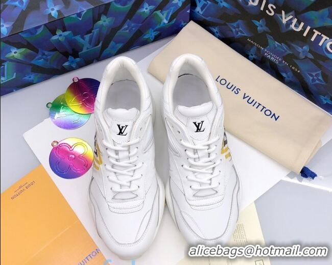 New Design Louis Vuitton Men's LV Trail Sneakers in Logo Printed Silky Calfskin 92739 2020