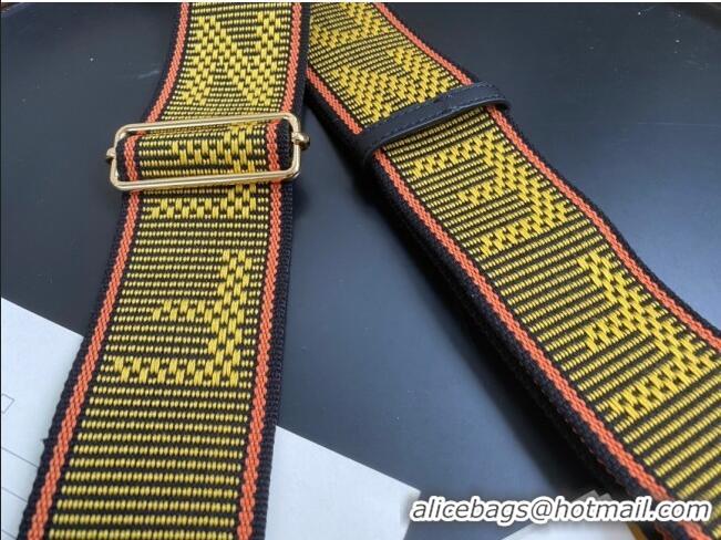 New Discount Fendi Strap You Long Shoulder Strap F1436 Yellow Ribbon 110x6cm 2020