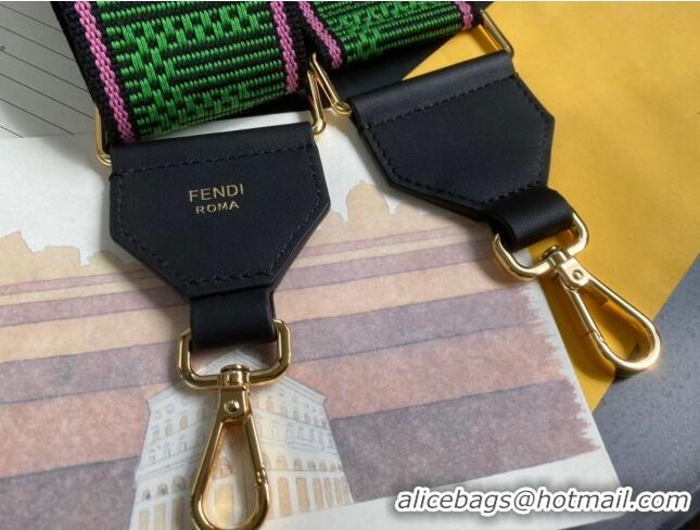 Best Fashion Fendi Strap You Long Shoulder Strap F1436 Green Ribbon 110x6cm 2020