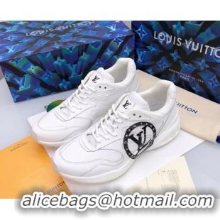 Grade Quality Louis Vuitton Men's LV Trail Sneakers in Logo Printed Silky Calfskin 92743 2020