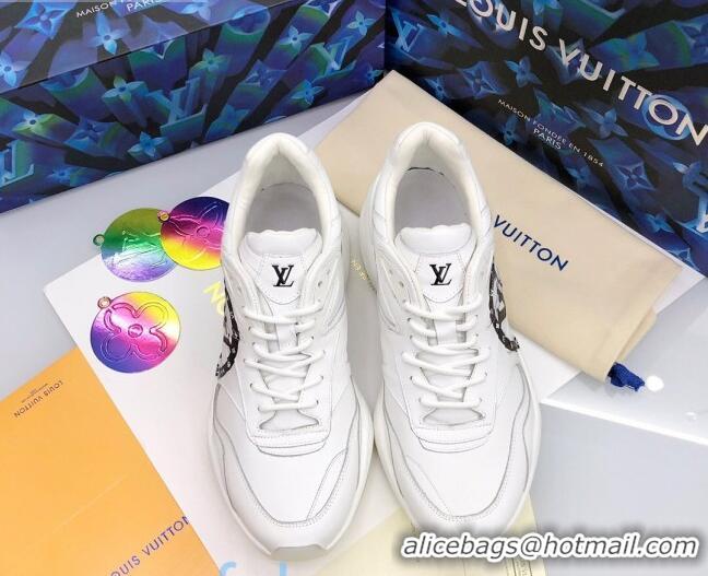 Grade Quality Louis Vuitton Men's LV Trail Sneakers in Logo Printed Silky Calfskin 92743 2020