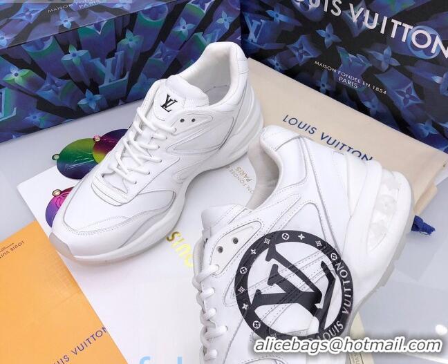 Grade Quality Louis Vuitton Men's LV Trail Sneakers in Logo Printed Silky Calfskin 92743 2020