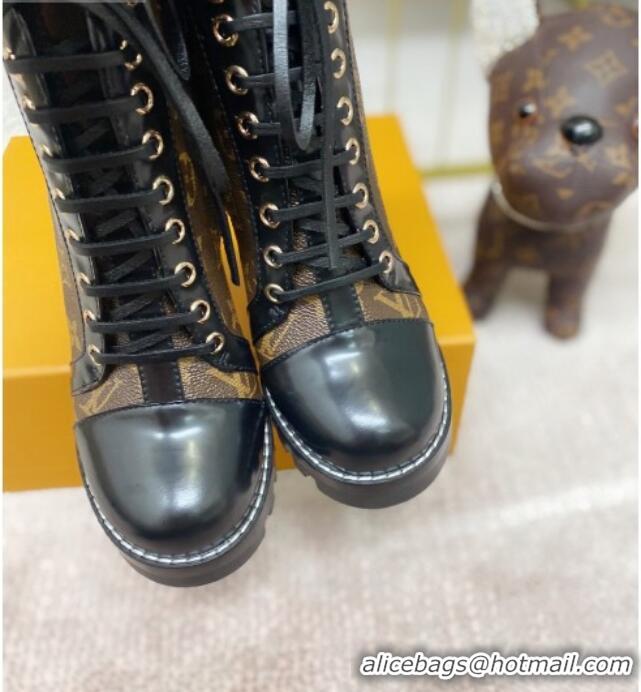 Low Price Louis Vuitton Star Trail Monogram Lace-up Ankle Short Boot 1A2Y7P 2020