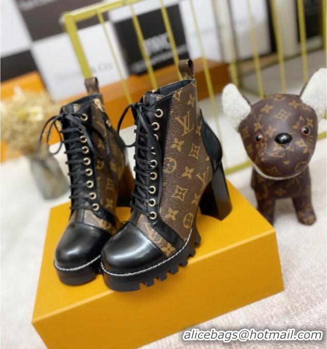 Low Price Louis Vuitton Star Trail Monogram Lace-up Ankle Short Boot 1A2Y7P 2020