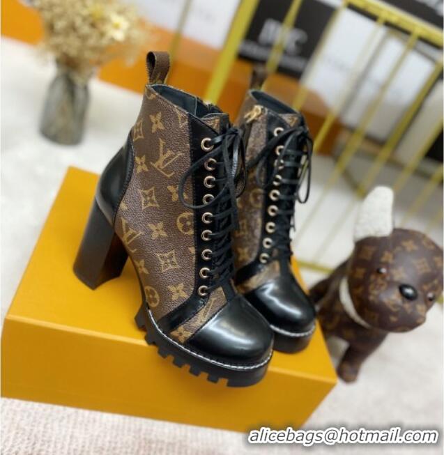 Low Price Louis Vuitton Star Trail Monogram Lace-up Ankle Short Boot 1A2Y7P 2020