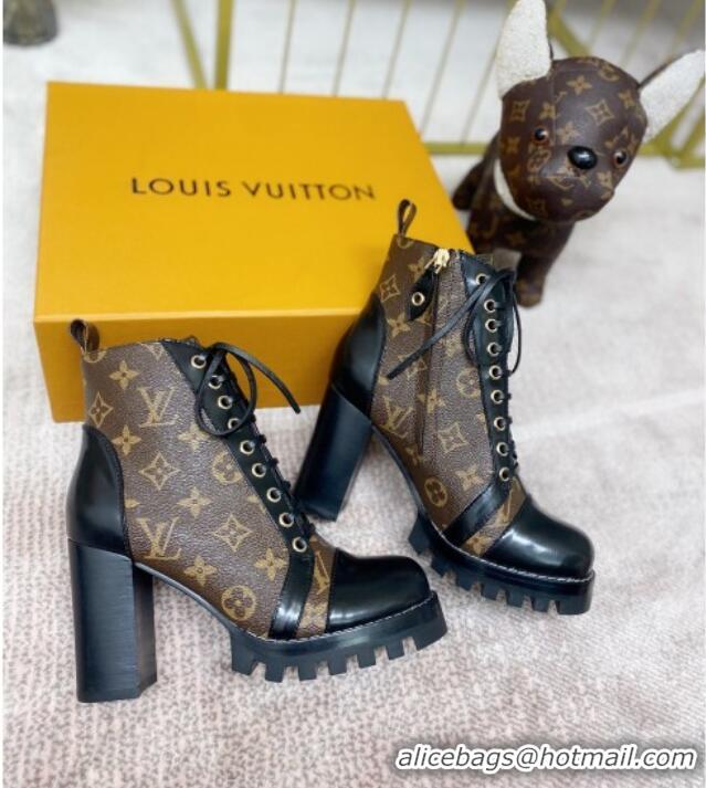 Low Price Louis Vuitton Star Trail Monogram Lace-up Ankle Short Boot 1A2Y7P 2020