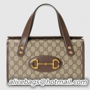 Discount Gucci Horsebit 1955 small top handle bag 627323 Brown