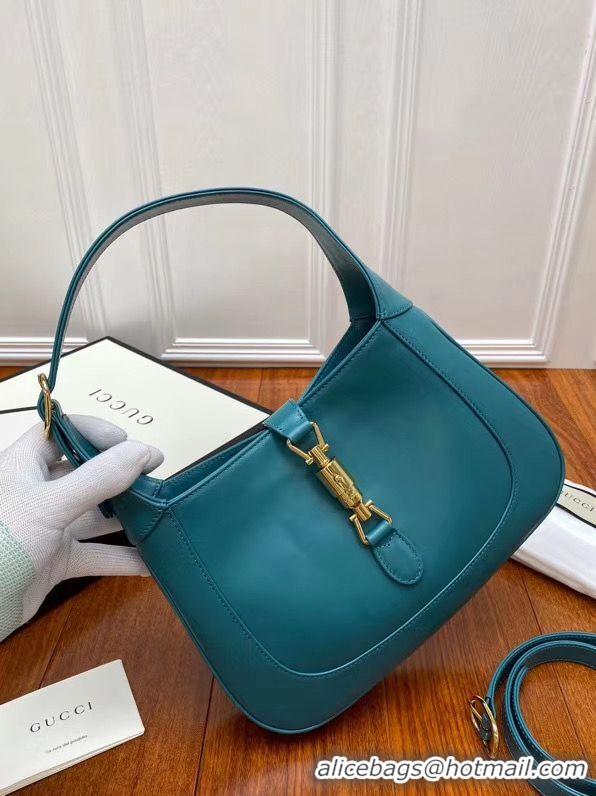 Pretty Style Gucci Jackie 1961 small hobo bag 636709 Turquoise