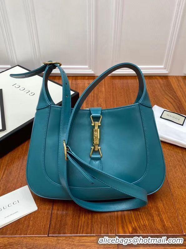 Pretty Style Gucci Jackie 1961 small hobo bag 636709 Turquoise