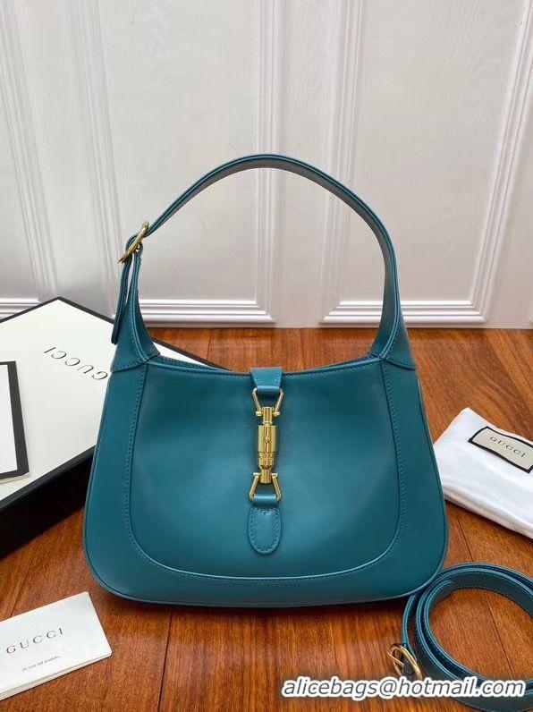 Pretty Style Gucci Jackie 1961 small hobo bag 636709 Turquoise