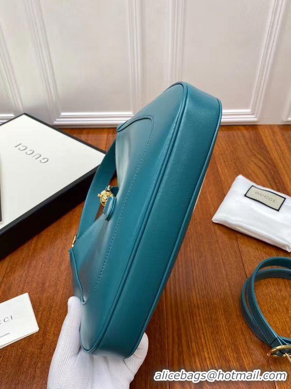 Pretty Style Gucci Jackie 1961 small hobo bag 636709 Turquoise