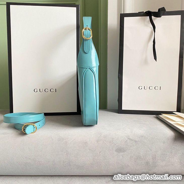 Good Quality Gucci Jackie 1961 small hobo bag 636709 sky blue